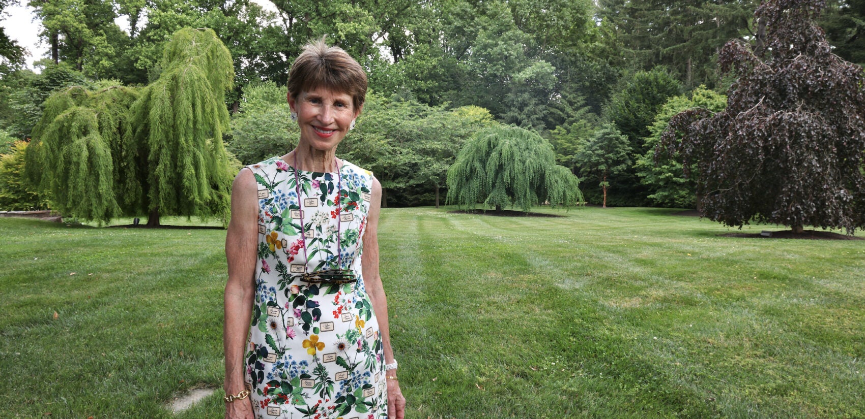 Leslie Miller's three acres in Bryn Mawr give her room to show off her specimen trees. (