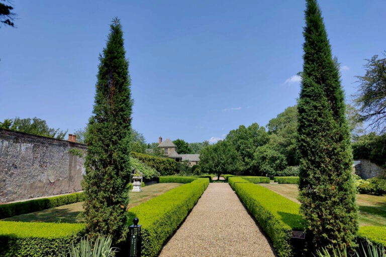 The Andalusia estate has an arboretum and formal garden. Earlier this year it was added to the Royal Horticultural Partnership, the only North American garden to do so. (Peter Crimmins/WHYY)