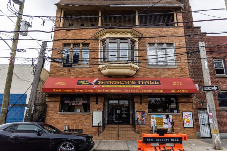 Barber’s Hall on West Oxford Street in North Philadelphia