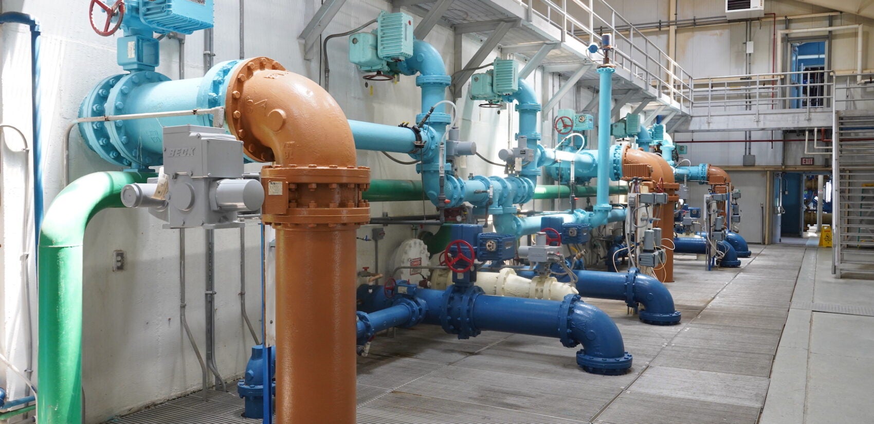 pipes at the facility