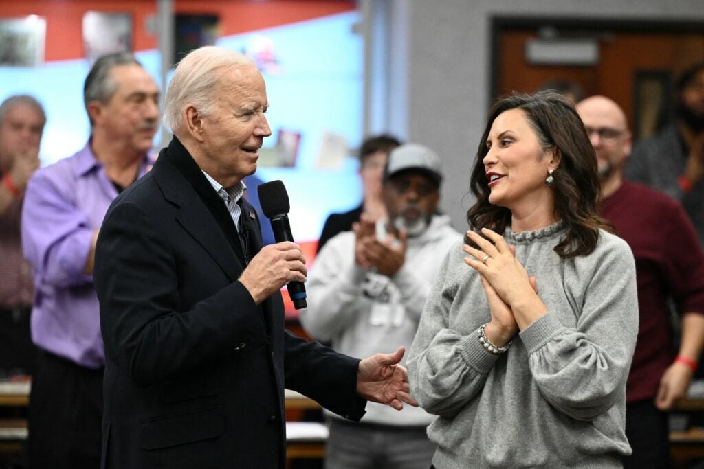 Biden and Whitmer