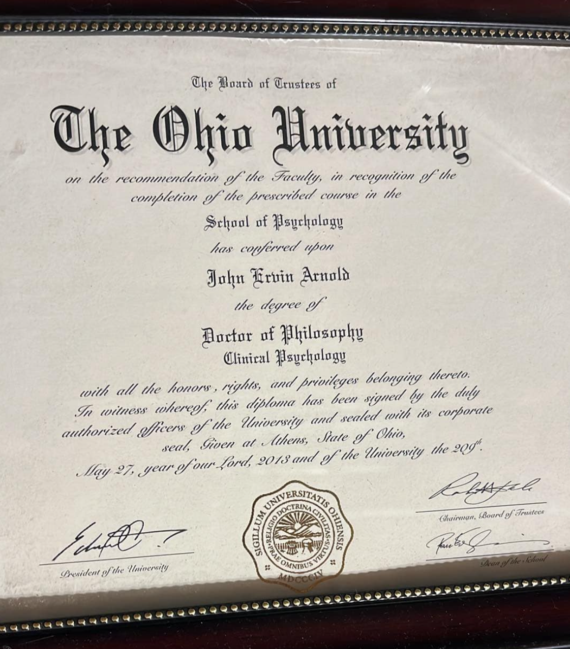 Delaware certified John Ervin Arnold’s bogus doctoral degree - WHYY