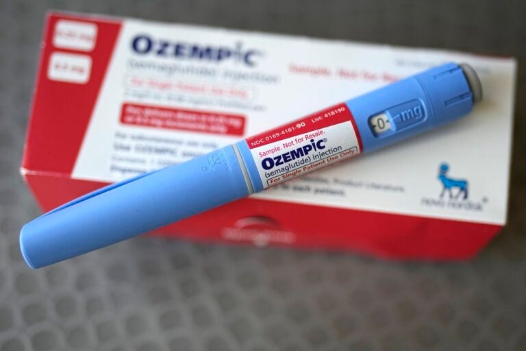 FILE - The injectable drug Ozempic is shown Saturday, July 1, 2023, in Houston. Even as millions of older adults clamor for drugs such as Ozempic and Wegovy, monthly use of the medications known as GLP-1 receptor agonists soared nearly 600% between 2020 and 2023 in people under 25 – and as young as 12. (AP Photo/David J. Phillip, File)