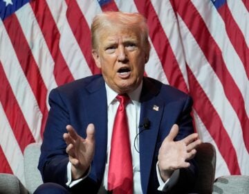 Republican presidential candidate former President Donald Trump speaks at the National Association of Black Journalists, NABJ, convention, Wednesday, July 31, 2024, in Chicago.