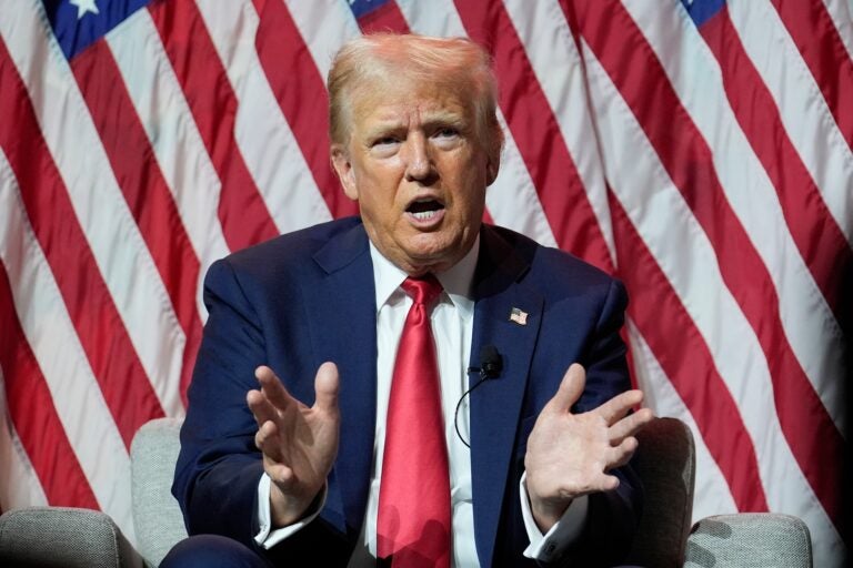 Republican presidential candidate former President Donald Trump speaks at the National Association of Black Journalists, NABJ, convention, Wednesday, July 31, 2024, in Chicago.