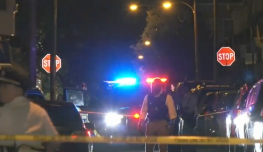 The scene from a mass shooting in West Philadelphia July 21, 2024. (6abc)