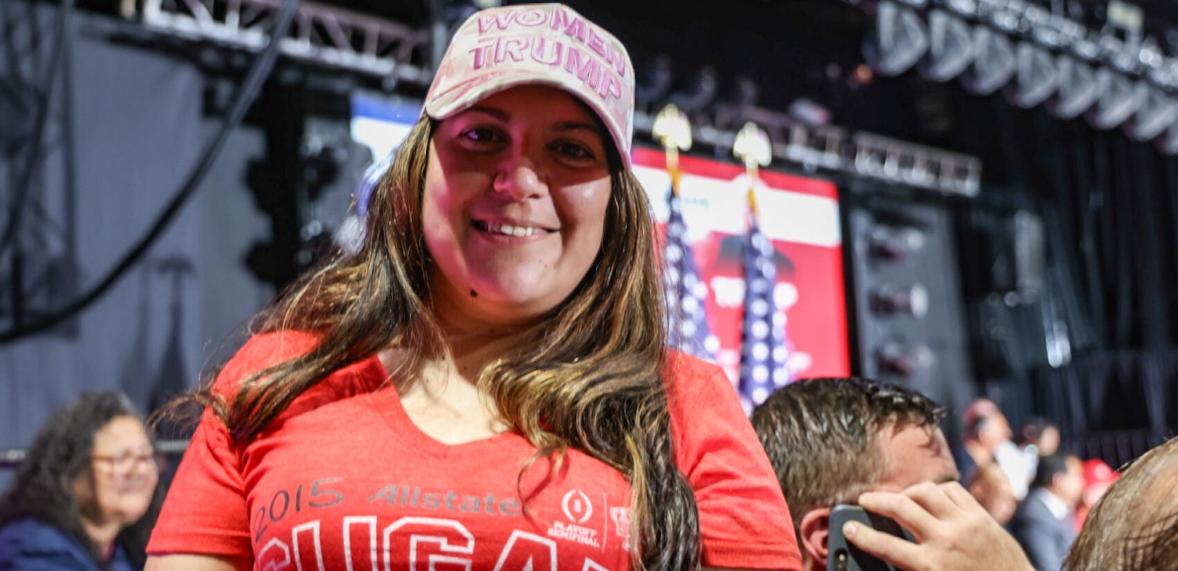 Heather Capuano at the rally