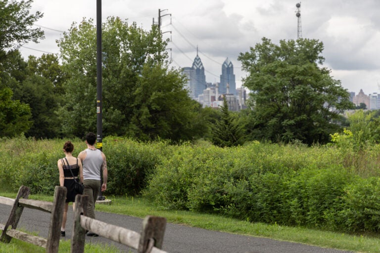 Part of the Bartram’s Garden trail in Philadelphia.