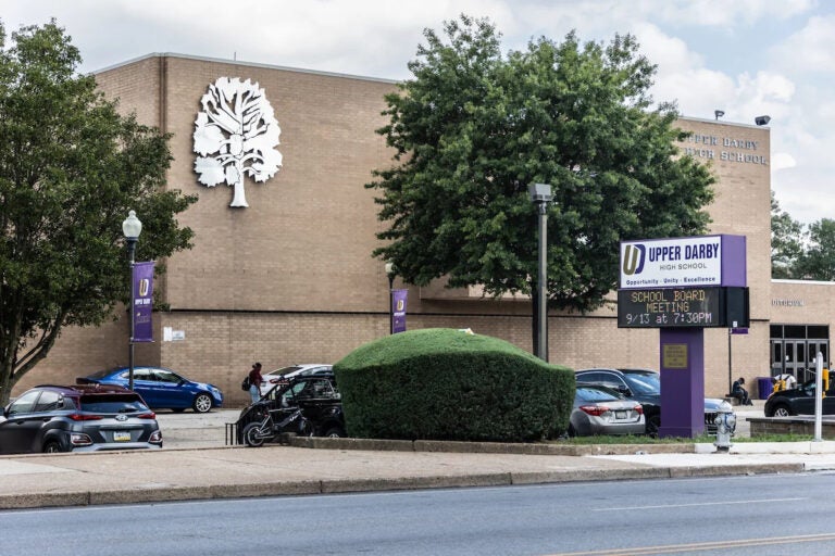 the outside of Upper Darby High School