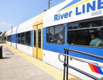 the outside of the NJ Transit River Line