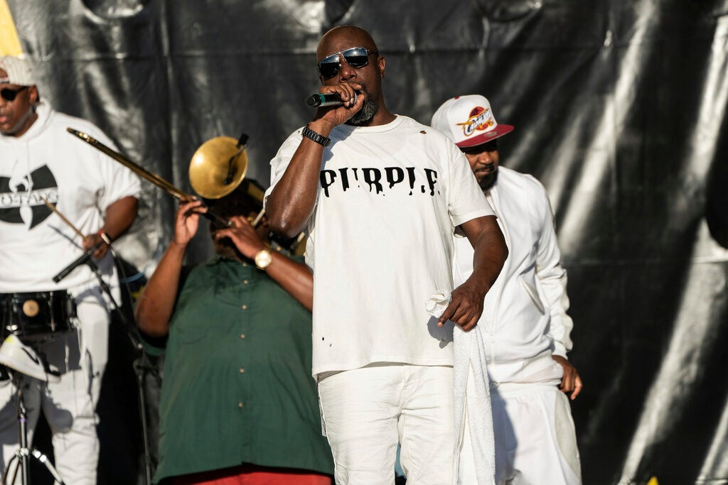 Inspectah Deck performs on stage