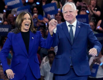 Kamala Harris and Tim Walz