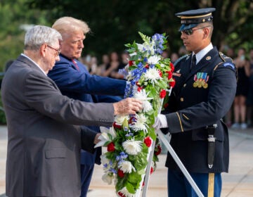 Trump at Arlington Cemetery