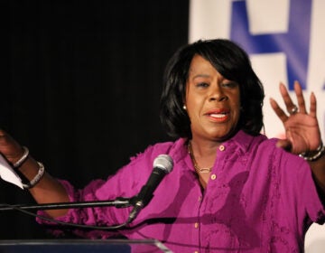 Philadelphia Mayor Cherelle Parker speaks to young voters