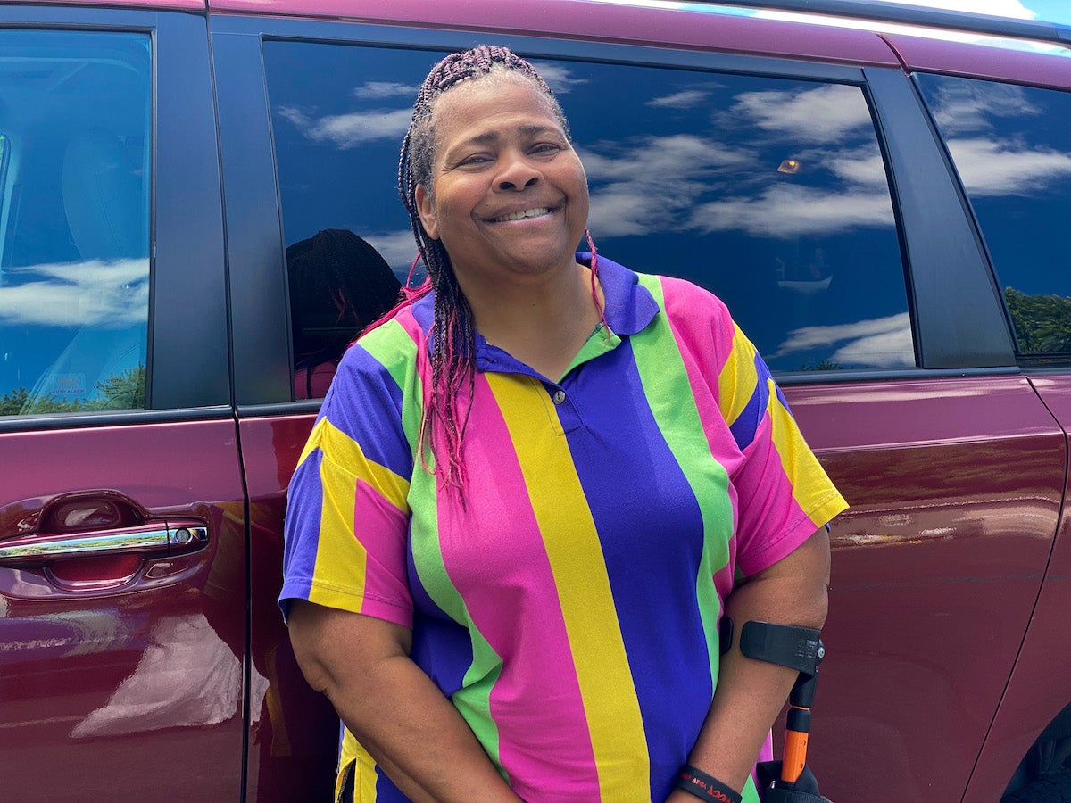 Help Hope Live helped Patrice Jetter raise $60,000 to purchase and accessible van for needs. (WHYY/Nichole Currie)