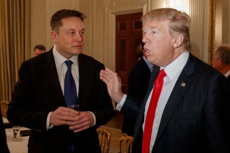 Donald Trump and Elon Musk