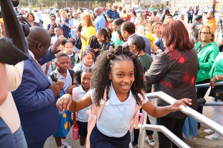 Students returning to school