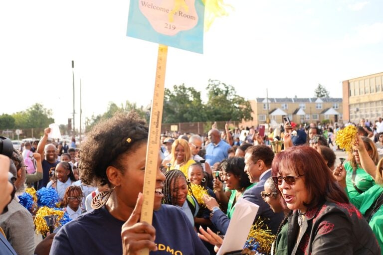 Students returning to school