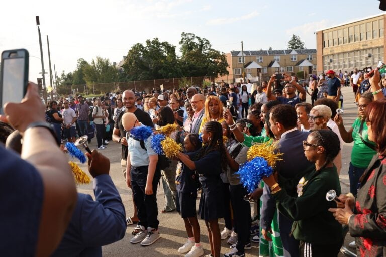 Students returning to school