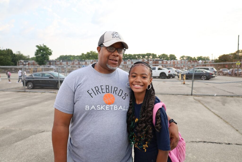 Skilar Flood and Harold Alexander Sr.