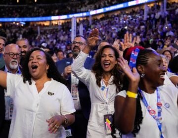 Female delegates at the DNC wearing white