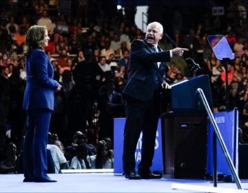 Kamala Harris and Tim Walz