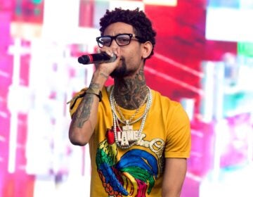 PnB Rock performing