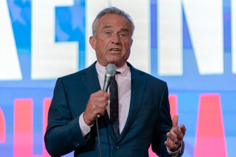 Independent presidential candidate Robert F. Kennedy Jr. speaks during the Libertarian National Convention at the Washington Hilton in Washington, May 24, 2024.