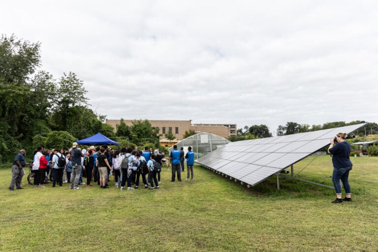 Solar panel installation