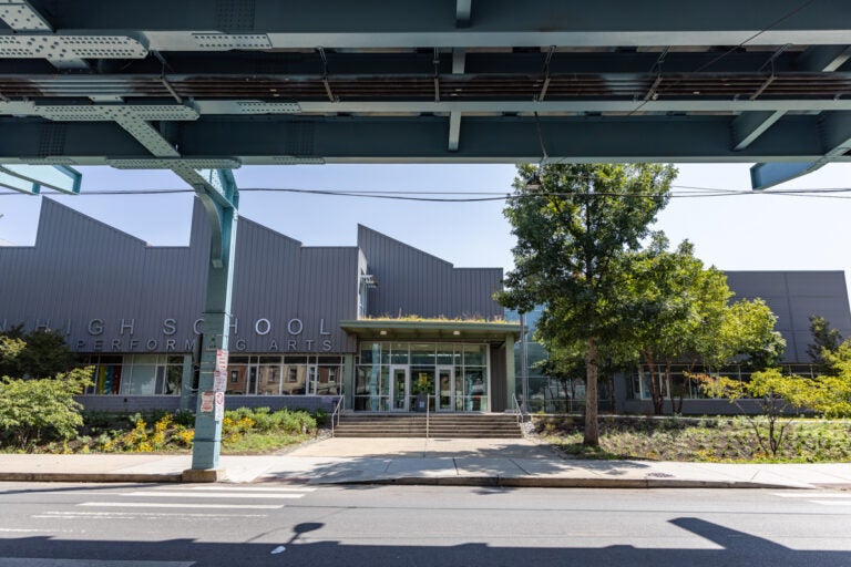 the outside of Kensington CAPA high school in Philadelphia