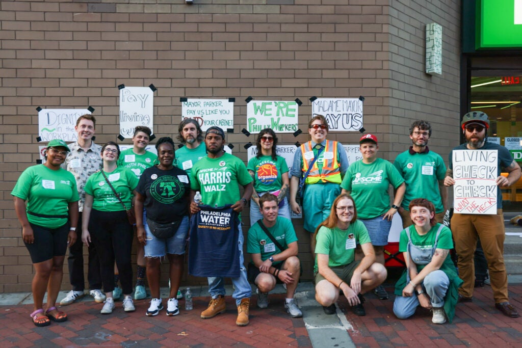 Workers rally ahead of the debate