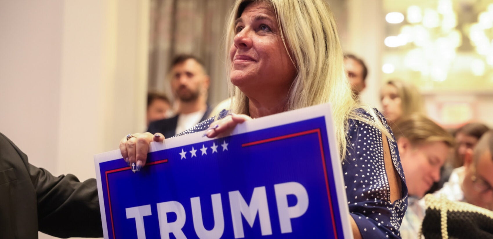 Philadelphia Young Republicans watched the presidential debate at the Kimpton Hotel on Sept. 10, 2024.