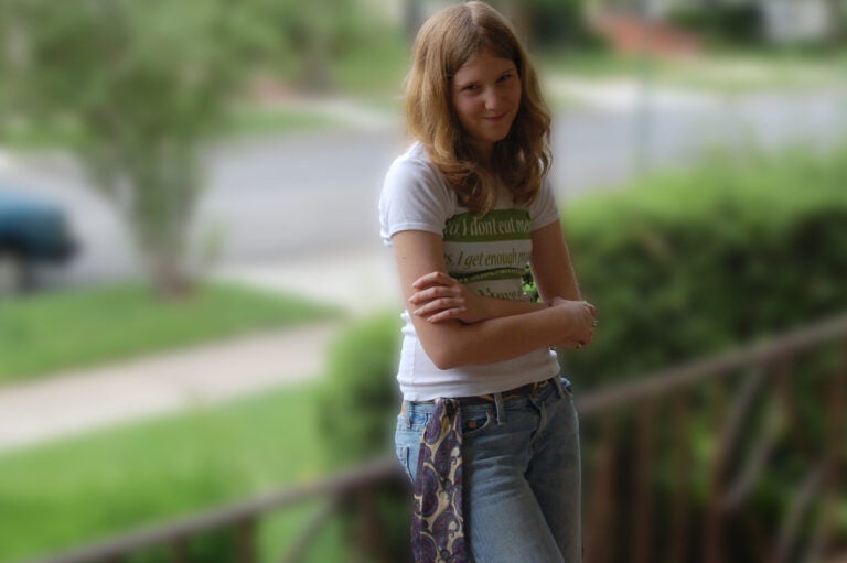 Growing up, Rebecca Kaplan didn't like jeans due to sensory issues related to her autism. However, wanting to fit in, she chose to buy her first pair of jeans. (Courtesy of Rebecca Kaplan)