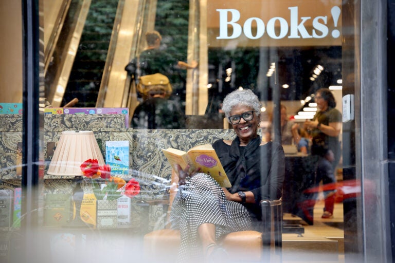 Zenobia Lundy in the window