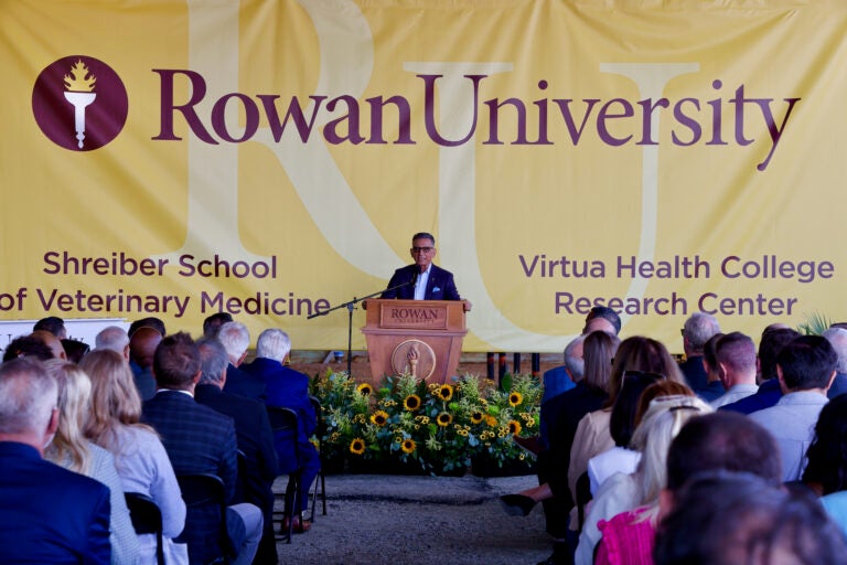 Ali Houshmand speaking at a podium