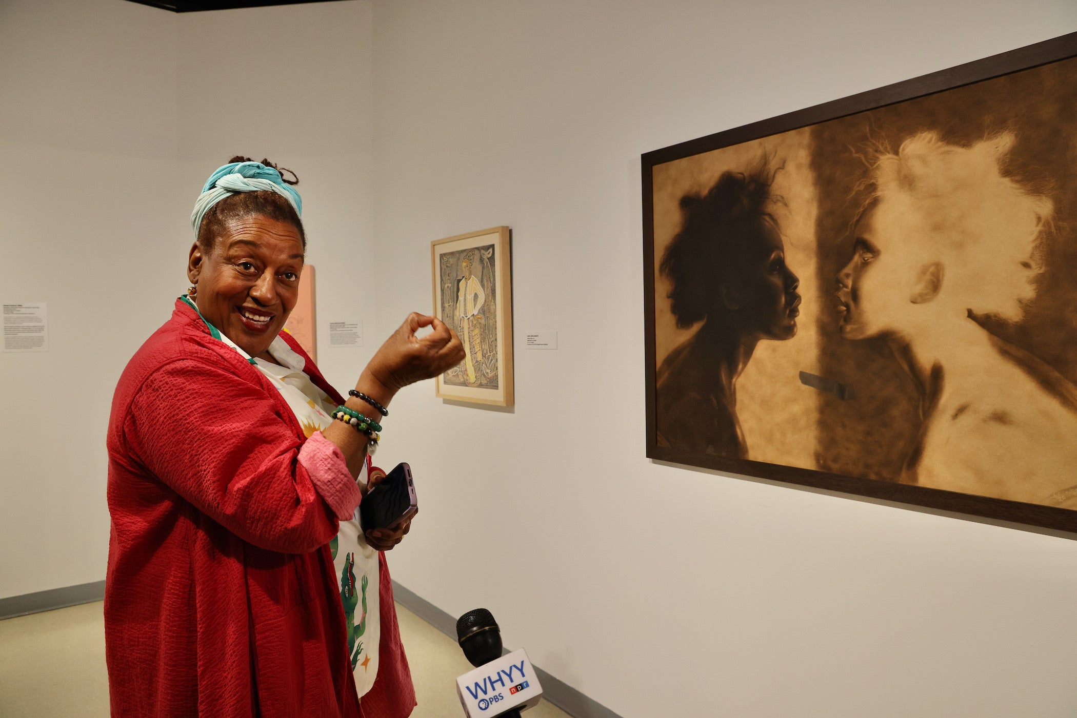 CCH Pounder’s art collection at the African American Museum - WHYY