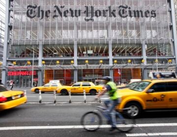 The New York Times recently announced it would no longer endorse political candidates in local races. (AP Photo/Mark Lennihan)