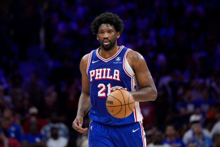 Joel Embiid dribbling