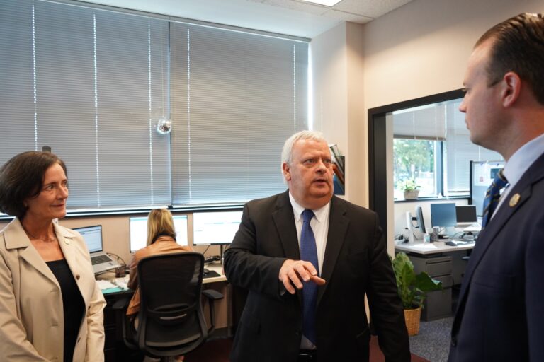 Officials walk through Chester County's new call center to respond to mental health crises