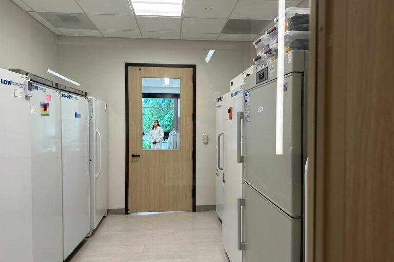 fridges inside a room in bioMérieux