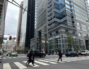Skyscrapers at 17th and Market streets