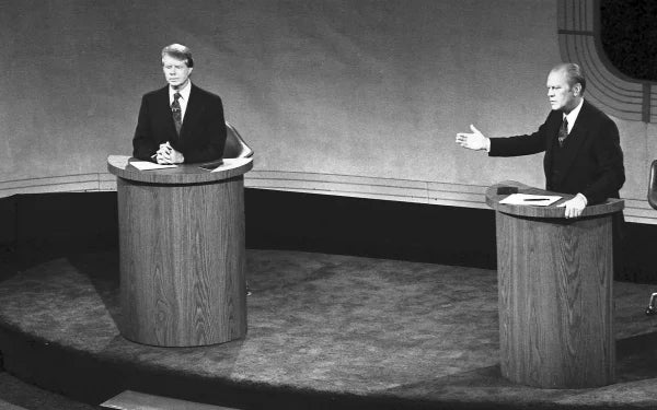 Jimmy Carter and Gerald Ford debate