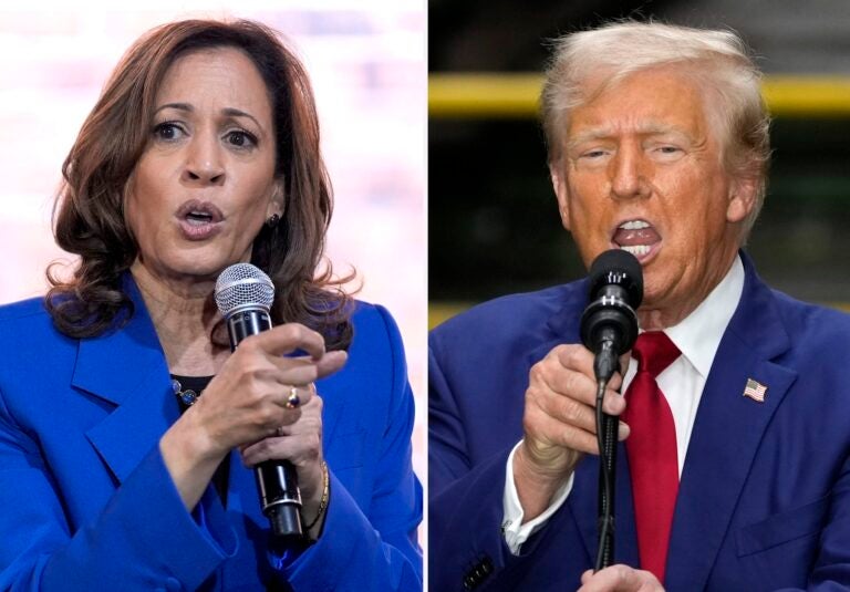 Kamala Harris and Donald Trump