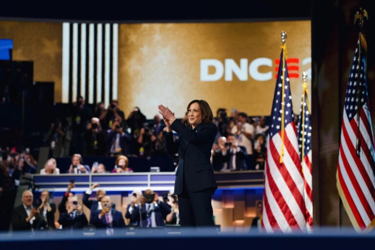 Vice President Kamala Harris at the Democratic National Convention