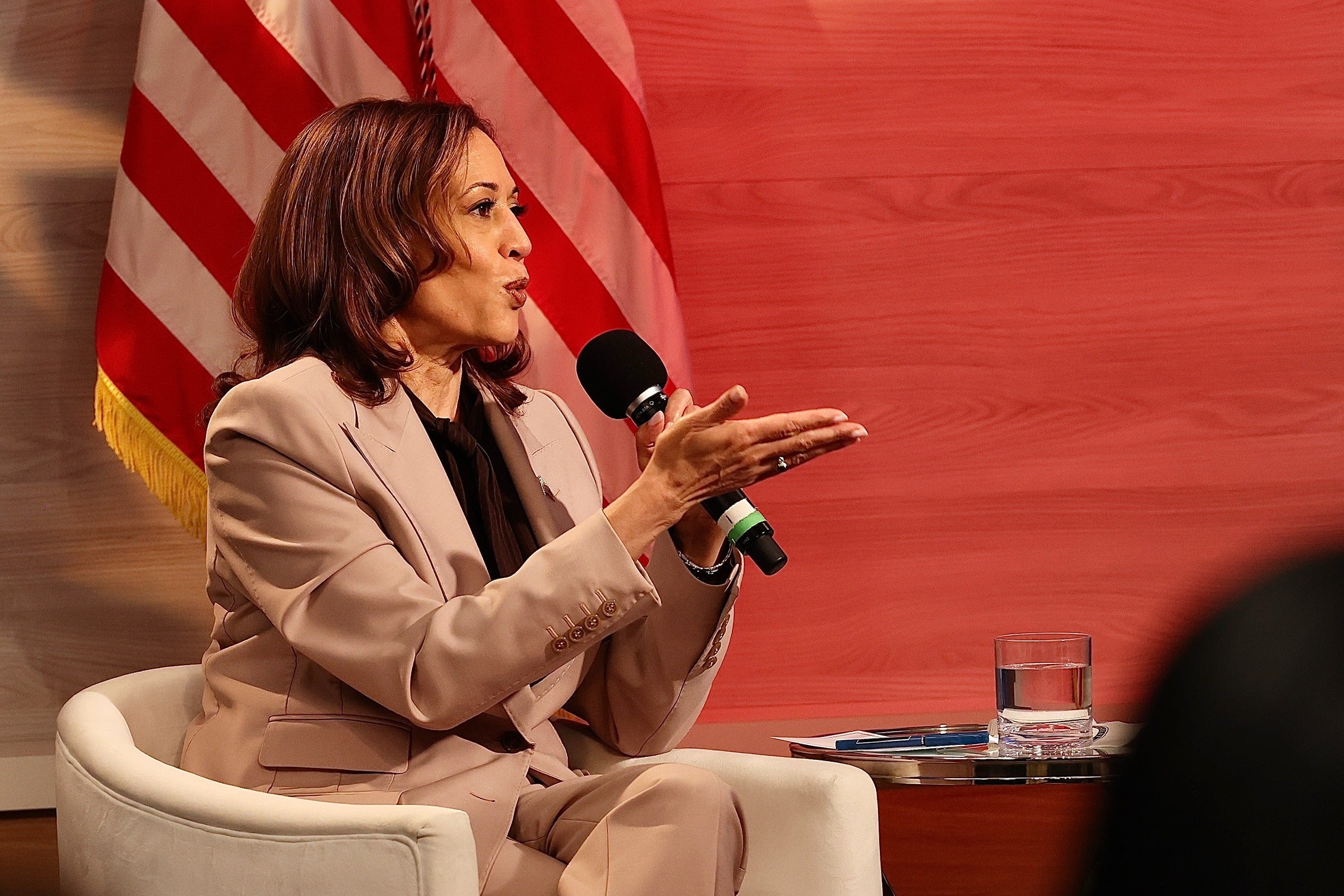 Election 2024: Kamala Harris speaks with NABJ at WHYY