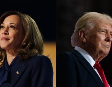 Kamala Harris and Donald Trump