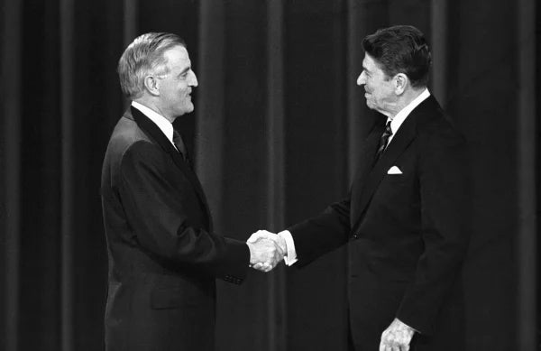 Ronald Reagan and Walter Mondale