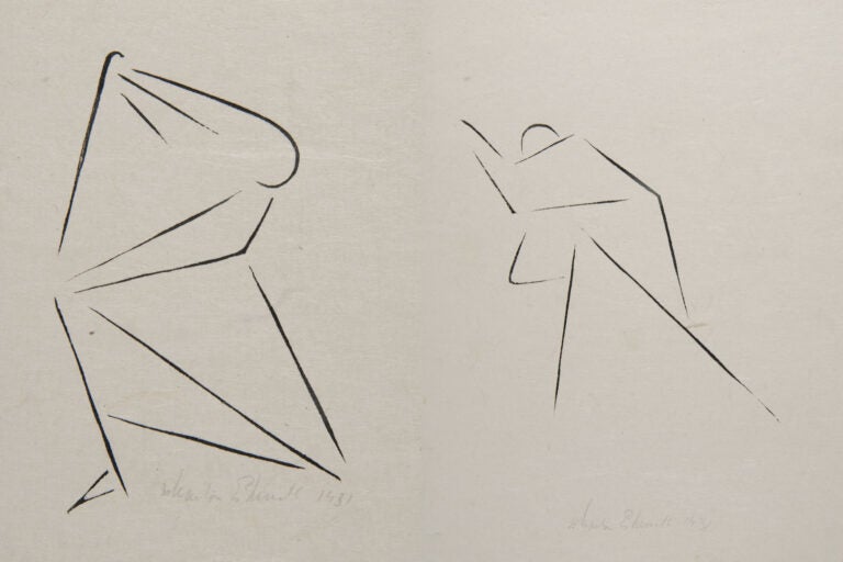 two dancers designed by Wharton Esherick