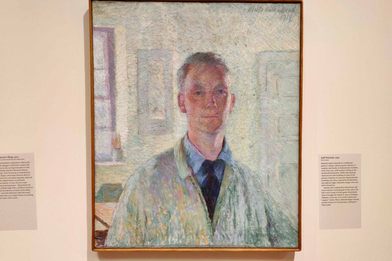 A self-portrait by Wharton Esheric