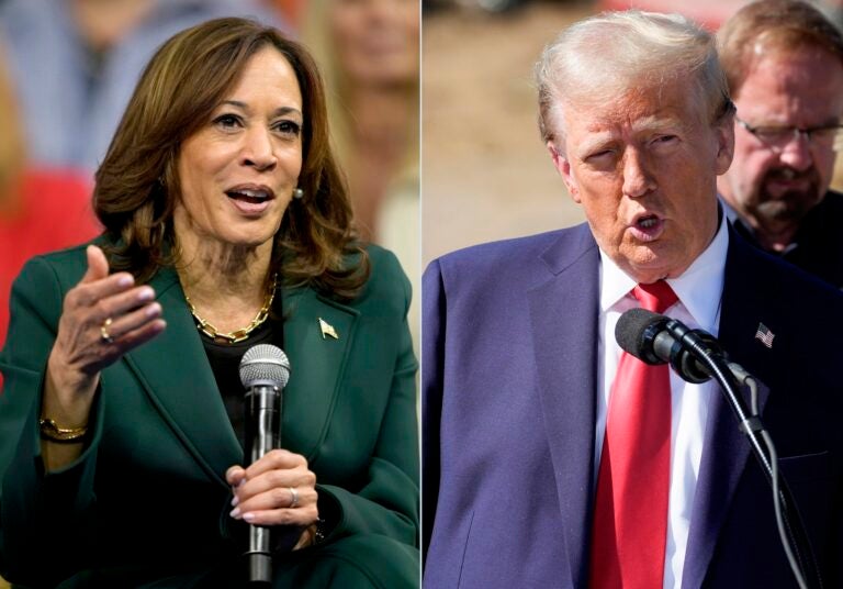 Kamala Harris and Donald Trump